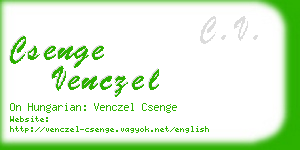 csenge venczel business card